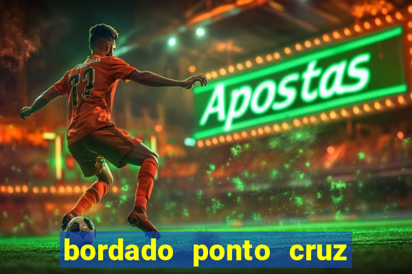 bordado ponto cruz do corinthians